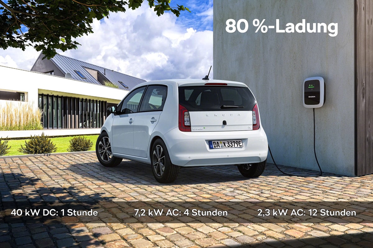 Autohaus Lenz GmbH & Co.KG ŠKODA CITIGOe iV Ladevorgang