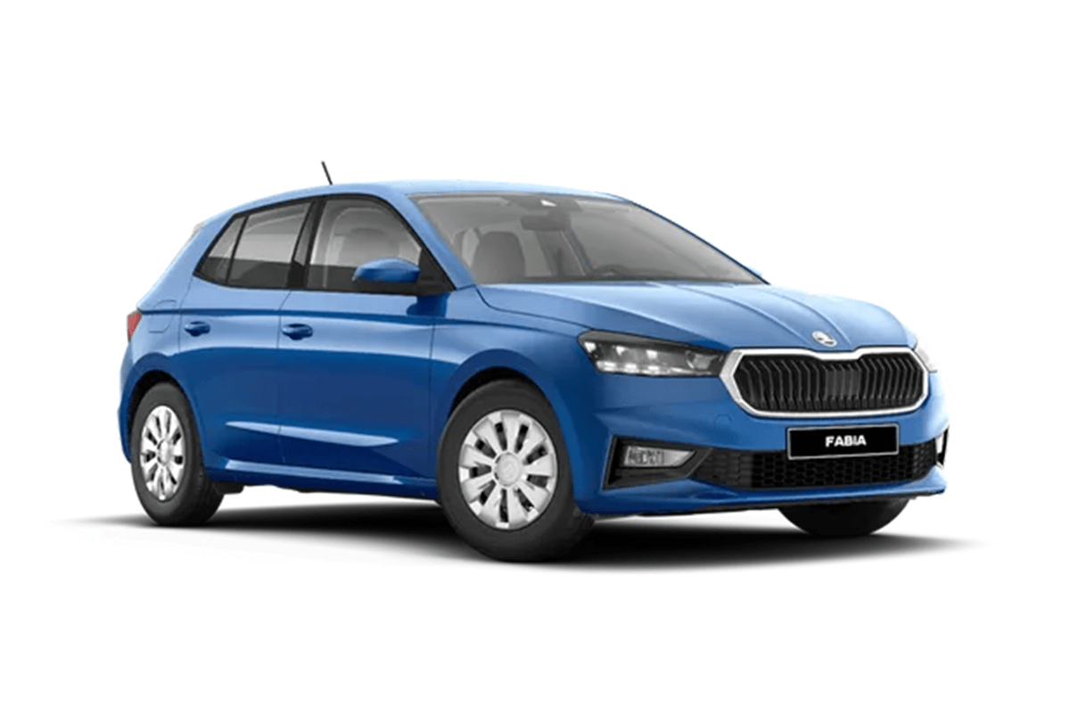 Bild zeigt den Škoda Fabia von Vorne